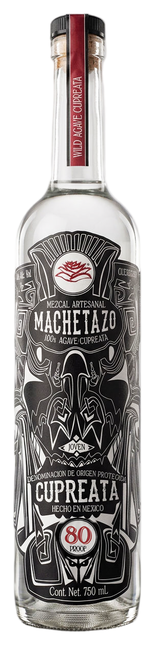 Botella Mezcal Machetazo Cupreata Silvestre 40 % Edición México